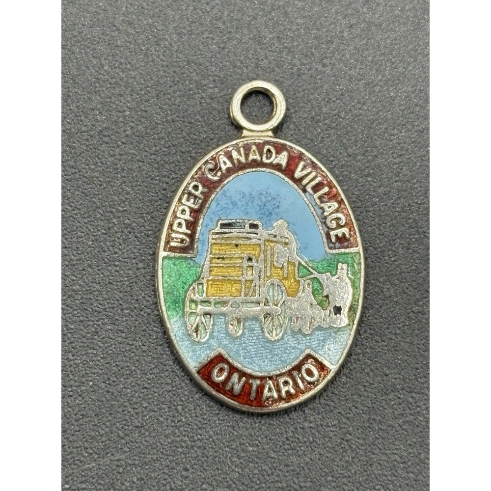 Vintage Sterling Silver Upper Canada Village Ontario Charm 925 E11